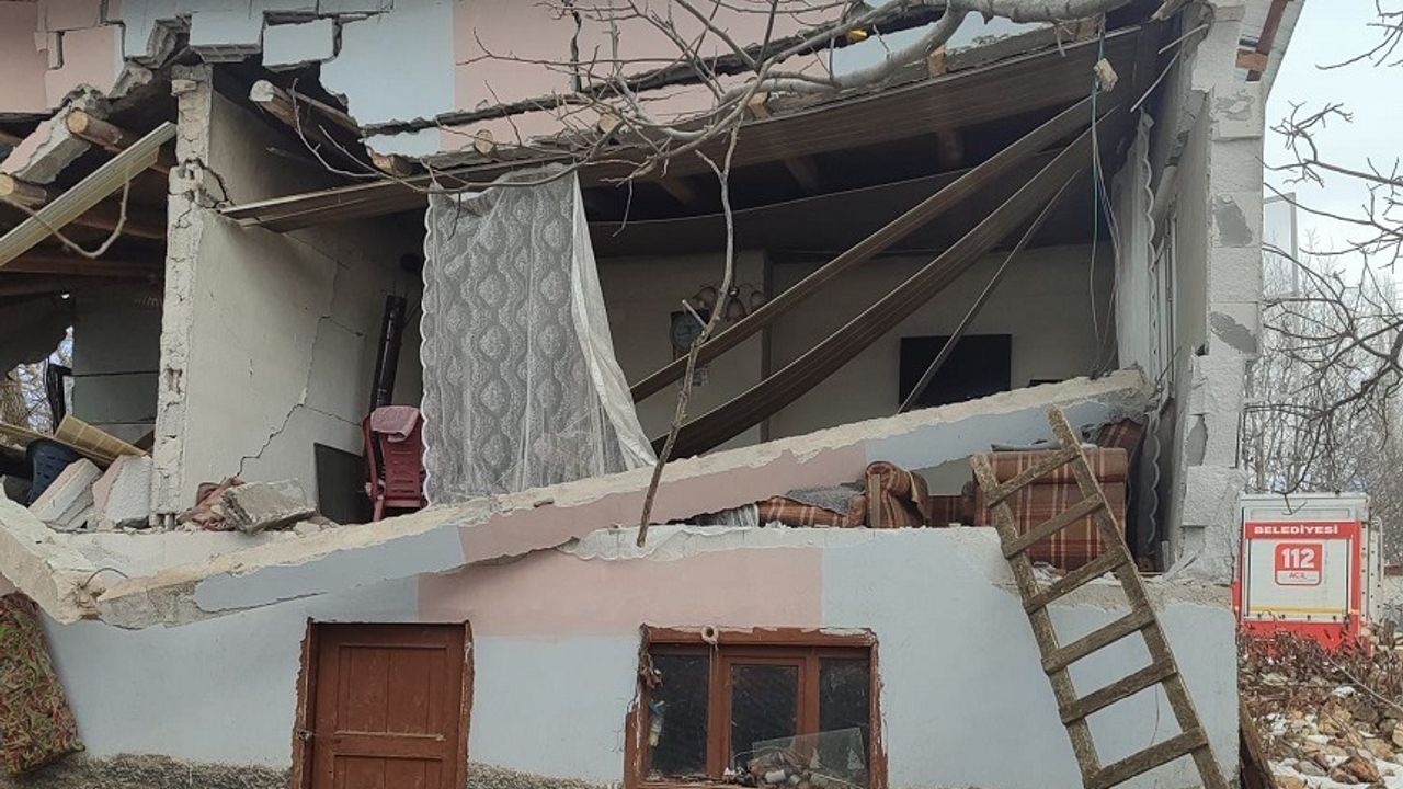 Kahramanmaraş'ta mutfak tüpünün patlaması sonucu 1 kişi yaralandı
