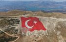 Dünyanın en büyük Türk Bayrağı, yeniden ilk günkü görkemine kavuştu