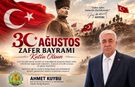 KMESOB Başkanı Ahmet Kuybu’dan 30 Ağustos Zafer Bayramı Mesajı