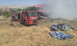 Kahramanmaraş'ta tandırlıkta çıkan yangın hasara neden oldu