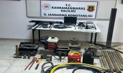 Kahramanmaraş'ta kaçak kazı yapan 10 şüpheli suçüstü yakalandı
