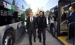 Şehrin İlk Elektrikli Otobüsleri Hayırlı Olsun