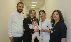 Prematüre doğan Masal Mira 104 günlük mücadeleyle ailesinin kollarına kavuştu