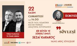 Diriliş Şairi Sezai Karakoç’un Yazın Hayatı Ele Alınacak