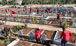 Büyükşehir, Mezarlıklarda Bakım ve Düzenleme Çalışmalarını Sürdürüyor