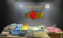 Kahramanmaraş'ta 2 bin 400 paket kaçak sigara ele geçirildi
