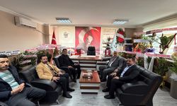 KMESOB Başkanı Kuybu’dan Başkan Çiçek’e Hayırlı Olsun Ziyareti