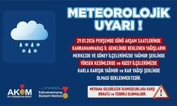 Vatandaşlar Yağmur ve Kar Yağışına Karşı Uyarıldı