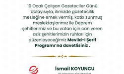 UGİYAD’dan Gazeteciler ve Şehitler İçin Mevlid-i Şerif Programı