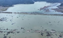 Yaz aylarında kuruyan Avlan Gölü, yağışların ardından yeniden su tuttu