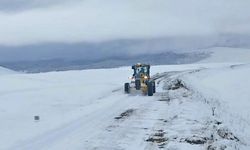 Kar ve tipi nedeniyle ulaşıma kapanan köy yolları açıldı