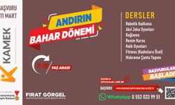 Andırın’da KAMEK Kurslarına Başvurular Başladı; 7 Branşta Ücretsiz Eğitim