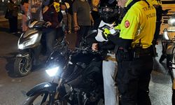 Denetimlerde 5 motosiklet trafikten men edildi