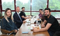 KSÜ Rektörü Prof. Dr. İbrahim Taner Okumuş Öğrencilerle Yemekte Buluştu