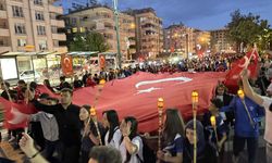 Gaziantep, Kahramanmaraş ve Şanlıurfa'da 19 Mayıs etkinlikleri kapsamında fener alayı düzenlendi