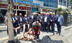 Esnaf Teşkilatında Yeni Dönem İçin Kurban Kesildi, Dualar Edildi