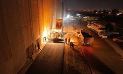Büyükşehir, Toptancılar Sitesinde Asfalt Mesaisini Gece Gündüz Sürdürüyor
