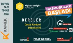 KAMEK’te Kadın Gassal Kursuna Başvurular Başladı!