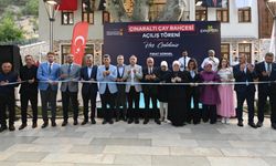 Şehrin Yeni Buluşma Noktası Çınaraltı Çay Bahçesi Hizmete Açıldı