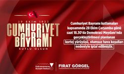 “Cumhuriyet Yürüyüşü” Olumsuz Hava Koşulları Nedeniyle İptal Edildi
