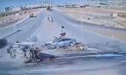 Kahramanmaraş'ta milletvekilinin yaralandığı trafik kazasının görüntüleri ortaya çıktı