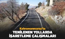 Yenilenen Yollarda İşaretleme Çalışmaları