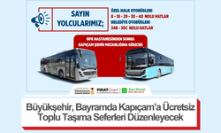 Büyükşehir, Bayramda Kapıçam’a Ücretsiz Toplu Taşıma Seferleri Düzenleyecek
