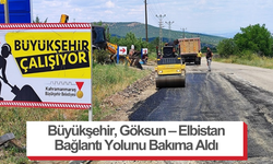 Büyükşehir, Göksun – Elbistan Bağlantı Yolunu Bakıma Aldı