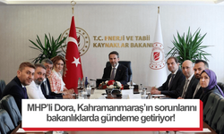 MHP’li Dora, Kahramanmaraş’ın sorunlarını bakanlıklarda gündeme getiriyor! 
