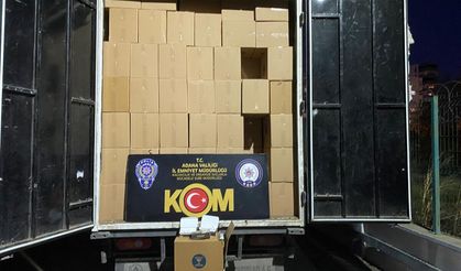 Adana'da kaçak 4 milyon 500 bin makaron ele geçirildi