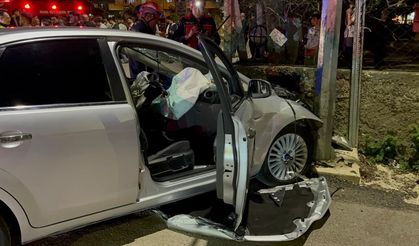 İki otomobilin çarpışması sonucu 4 kişi yaralandı