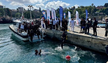 Dünya Çevre Günü kapsamında deniz dibi temizliği yapıldı