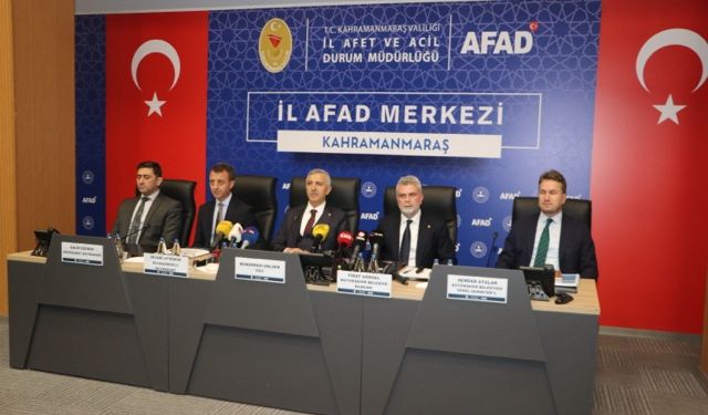 Kahramanmaraş'ta altyapı koordinasyon toplantısı düzenlendi