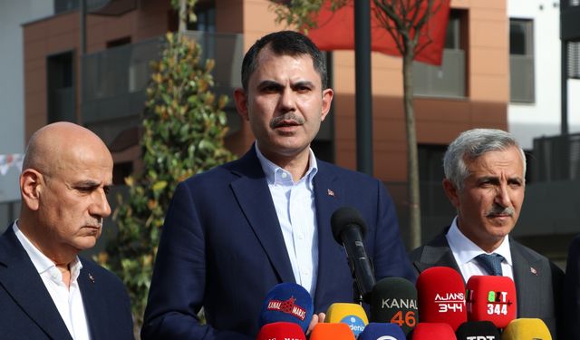 Çevre, Şehircilik ve İklim Değişikliği Bakanı Kurum, Kahramanmaraş'ta konuştu: