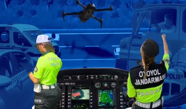 Trafikte havadan karadan sıkı denetim
