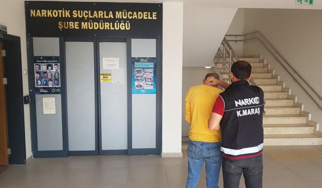 Kahramanmaraş’ta uyuşturucu operasyonunda 1 zanlı tutuklandı