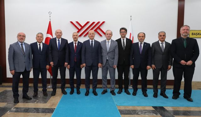 KSÜ Rektörü Yasım’dan YÖK Başkanı Özvar’a Hayırlı Olsun Ziyareti