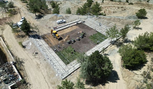 Baydemirli Güreş Sahası Çalışmaları Tüm Hızıyla Devam Ediyor
