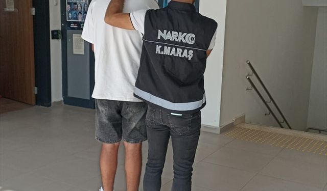 Kahramanmaraş'ta uyuşturucu operasyonunda yakalanan zanlı tutuklandı
