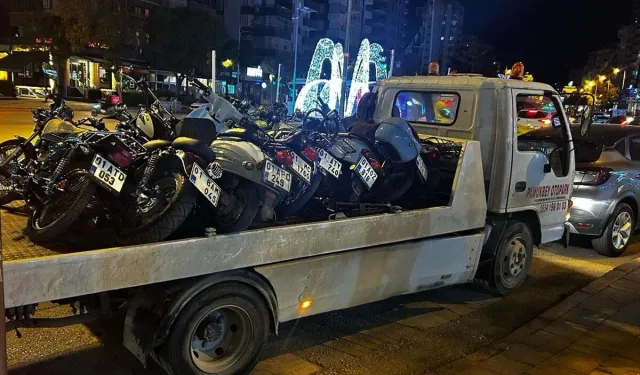Denetimlerde 526 motosiklet trafikten men edildi
