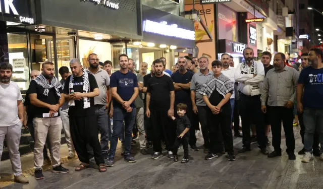 Hatay'da İsrail'in Küresel Sumud Filosu'na saldırısı protesto edildi