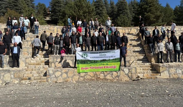 Kahramanmaraş’ta Yalnız Ardıç Orman Parkı’nda Doğa Yürüyüşü