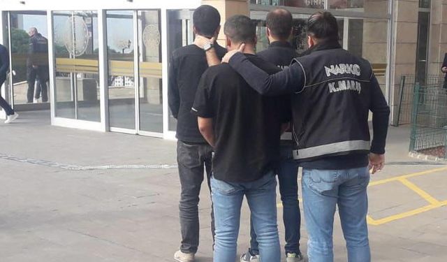 Kahramanmaraş'ta uyuşturucu operasyonunda 2 zanlı tutuklandı