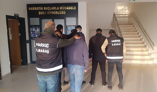 Kahramanmaraş'ta uyuşturucu operasyonunda yakalanan 7 şüpheli tutuklandı