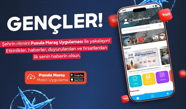 Pusula Maraş Gençlerle Büyüyor; 113 Bini Aşkın Genç Uygulamayı Kullanıyor