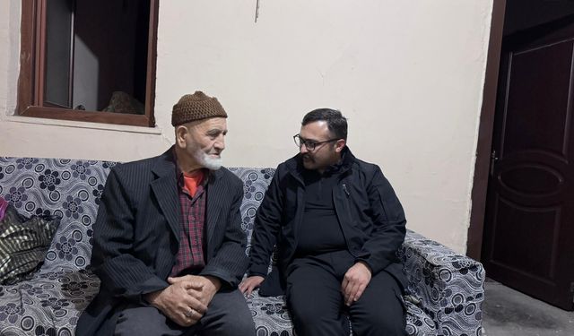 Aksu TV’deki Duygu Yüklü Görüntülerin Kahramanı Kerim Ali Amca’ya Şahbaz Derneği’nden Ziyaret