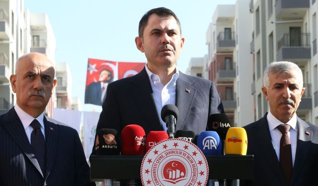 Çevre, Şehircilik ve İklim Değişikliği Bakanı Kurum, Kahramanmaraş'ta konuştu: