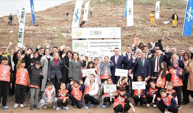 İş Bankası'nın '81 İlde 81 Orman' projesi Adana ile devam ediyor