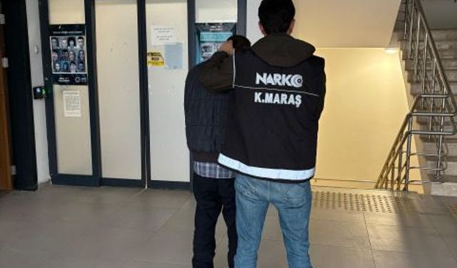 Kahramanmaraş'ta uyuşturucu operasyonunda yakalanan zanlı tutuklandı