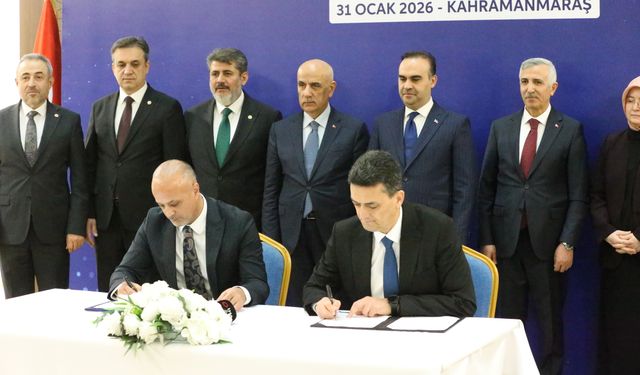 Bakan Kacır, Kahramanmaraş'ta 'SOGEP' projelerinin imza törenine katıldı